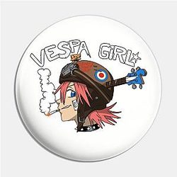 Vespa ragazza V2 Pin TP0501