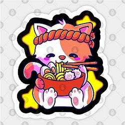 Anime Cat Kawaii Japanese stuff Anime Clothing Sticker TP0401