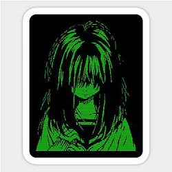 sad girl Sticker TP0401