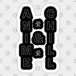 Anime &amp; Chill Love Symbol Sticker TP0401