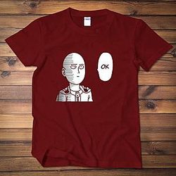 One Punch Man Tee Hot Topic Anime Cotton T-Shirts WS2402 Offical Merch