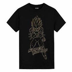Dragon Ball Bronzing Vegeta Tshirts Hot Topic Anime Shirts WS2402 Offical Merch