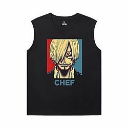 Hot Topic Anime Edward Newgate Tshirt One Piece Sleeveless Tee Shirts Mens WS2402 Offical Merch