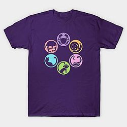 Bakemonogatari girls (Monogatari Series) icons (Shinobu Helmet ver.) T-shirt TP3112
