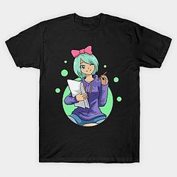 Anime Girl Anime Sketching T-shirt TP3112