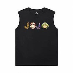 JoJo T-Shirt Anime Kujo Jotaro Men'S Sleeveless T Shirts For Gym WS2402 Offical Merch