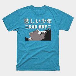ANIME BOY KANJI WRITING T-shirt TP3112