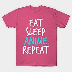 Eat sleep anime repeat T-shirt TP3112