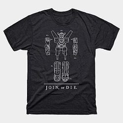 Join or Die Defender T-shirt TP3112