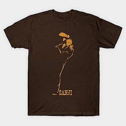 Sanji Kick One Piece Anime and Manga T-shirt TP3112