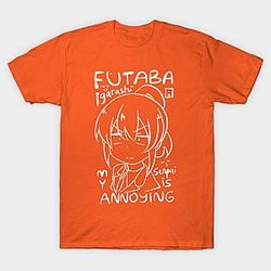 My senpai is annoying fall 2021 romance comedy romcom anime girl manga character futaba igarashi black T-shirt TP3112