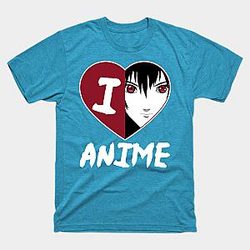I Love Anime Face T-shirt TP3112