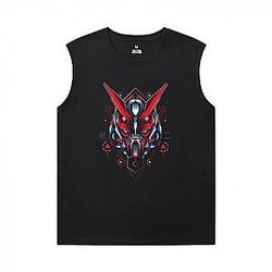 Gundam Men'S Sleeveless Graphic T Shirts Hot Topic Anime Tee Shirt WS2402 Offical Merch