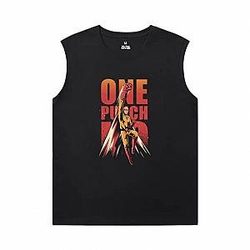 One Punch Man T-Shirt Vintage Anime Sleeveless Crew Neck T Shirt WS2402 Offical Merch