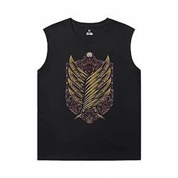 Attack on Titan Sleeveless Sideless Shirt Vintage Anime Tee WS2402 Offical Merch