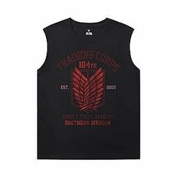 Attack on Titan Sleeveless Wicking T Shirts Vintage Anime Tee Shirt WS2402 Offical Merch