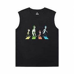 Rick and Morty Tee Quality Mens Designer Sleeveless T Shirts WS2402 Offical Merch