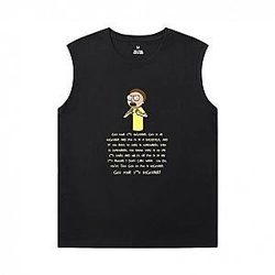 Rick and Morty Mens XXXL Sleeveless T Shirts Quality Tees WS2402 Offical Merch