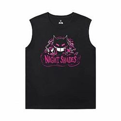 Pokemon Round Neck Sleeveless T Shirt Cool Gengar T-Shirt WS2402 Offical Merch