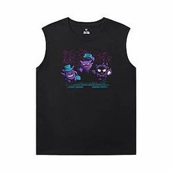 Pokemon Tees Quality Gengar Printed Sleeveless T Shirts For Mens WS2402 Offical Merch