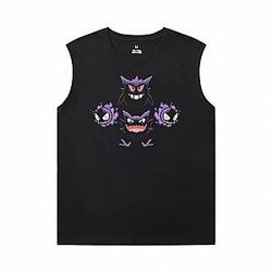 Cotton Gengar Tshirt Pokemon Sleeveless Wicking T Shirts WS2402 Offical Merch