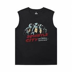 Pokemon Tee Shirt Quality Squirtle Sleeveless T Shirt For Gym WS2402 Offical Merch