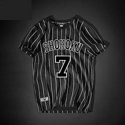Slam Dunk No.7 Miyagi Ryota Tshirt Men Black Tee WS2402 Offical Merch