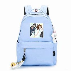 Horimiya Backpack: Blue Backpack Couple Hori Miyamura