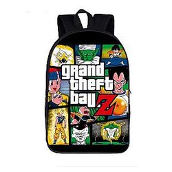Dragon Ball Z Backpacks -  Grand Theft Ball Z Fan Art Design Handy Backpack Bag  SAI0505