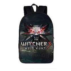 The Witcher 3 Wild Hunt Wolves Symbol Emblem Backpack Bag SAI0505
