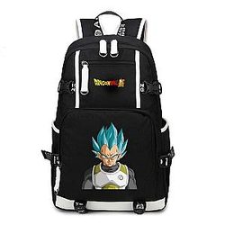 Dragon Ball Z Backpacks -  Vegeta Super Saiyan Blue Gray Battle Suit Backpack SAI0505