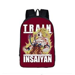 Dragon Ball Backpacks - Goku Super Saiyan Mode Train Insane School Backpack Bag  SAI0505