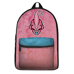 Dragon Ball Backpacks -  Kid Buu Majestic Vector Artwork Pink Blue Backpack SAI0505