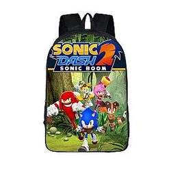 Sonic Dash 2 Sonic Boom Epic 3D Race Backpack Bag SAI0505