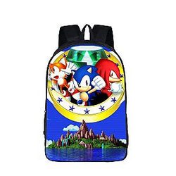 Sonic Tails Knuckles The Hedgehog Dope Backpack Bag SAI0505