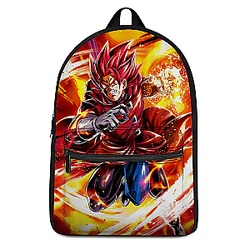 Dragon Ball Mochilas - Lendas Giblet O Saiyan em vermelho Mochila maravilhosa SAI0505
