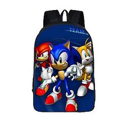 Sonic Heroes The Epic Team Sonic Blue School Backpack Bag SAI0505