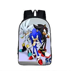 Sonic Silver Shadow The Hedgehog Epic Backpack Bag SAI0505