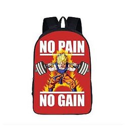 Dragon Ball Backpacks - Goku Motivation Quote Workout School Backpack Bag  SAI0505