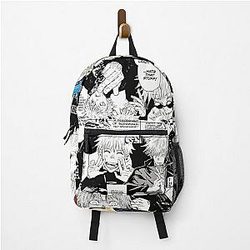Jujutsu Kaisen Backpacks - Gojo Satoru  Manga Collage Backpack RB0605