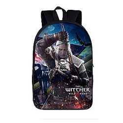 The Witcher 3 Wild Hunt Geralt Fiery Fighting Backpack Bag SAI0505