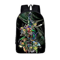 The Legend Of Zelda Evolution Of Link Backpack Bag SAI0505