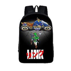 The Legend Of Zelda Link Mario Kart Motorcycle Backpack Bag SAI0505