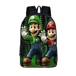 Super Mario Brothers Mario Luigi Cool Backpack Bag SAI0505