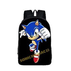 Sega Classic Sonic The Hedgehog Simple School Backpack Bag SAI0505