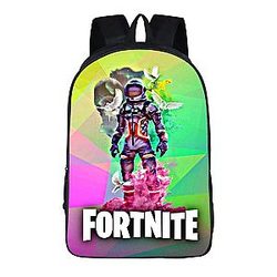 Fortnite Battle Royal Space Suit Outfit Colorful Backpack Bag SAI0505