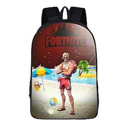 Fortnite Battle Royal Sun Tan Specialist Maroon Backpack Bag SAI0505