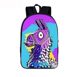 Fortnite Battle Royal Supply Llama Graffiti Art Backpack Bag SAI0505