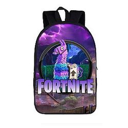 Fortnite Battle Royal Supply Llama Loot Purple Backpack Bag SAI0505