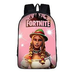 Fortnite Battle Royal Heidi Braided Hair Pink Backpack Bag SAI0505